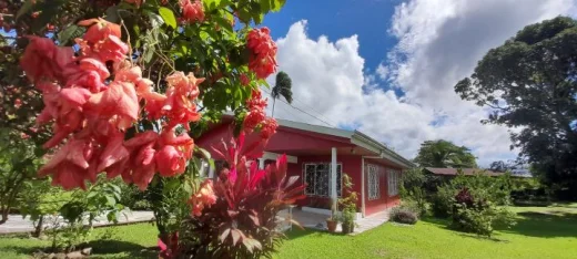 Casa amplia con huerta y árboles frutales, San Carlos
