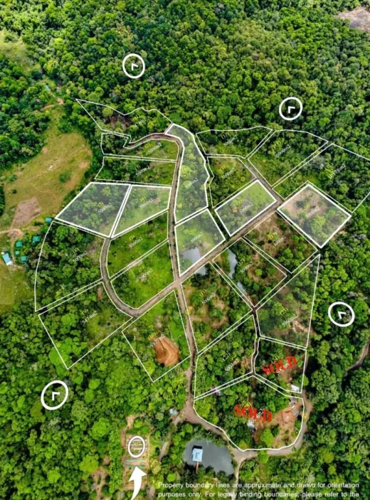 Lotes amplios rodeados de naturaleza cerca de La Fortuna